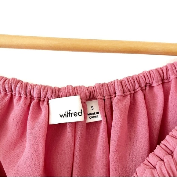 WILFRED | NWT Talence Blouse Palm Pink Size Small Aritzia - Picture 6 of 10